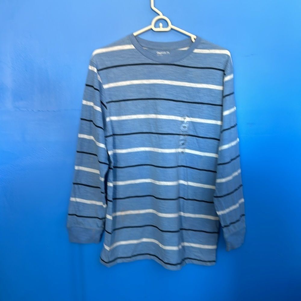GAP Kids Pale Blue Long Sleeve T-Shirt Size XXL Soft Cotton Tee Boys Girls